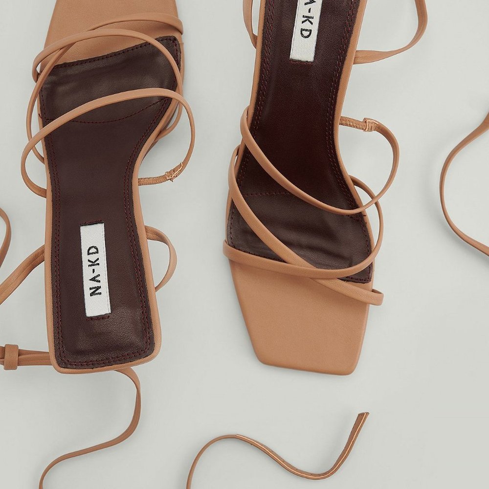 Slim Strappy Stiletto Heels